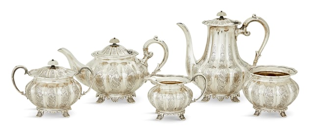 English Sterling Silver Tea Set