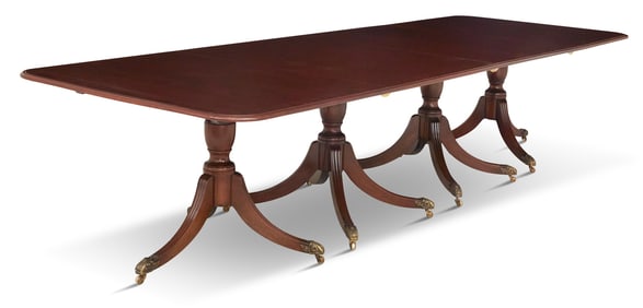 George III-Style Mahogany Dining Table