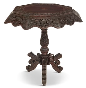 Anglo-Colonial Hardwood Center Table