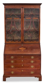Exceptional George III Secretary Bookcase