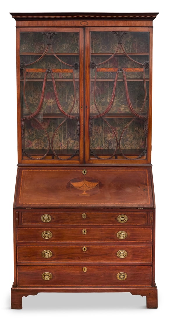 Exceptional George III Secretary Bookcase (1 of 3)