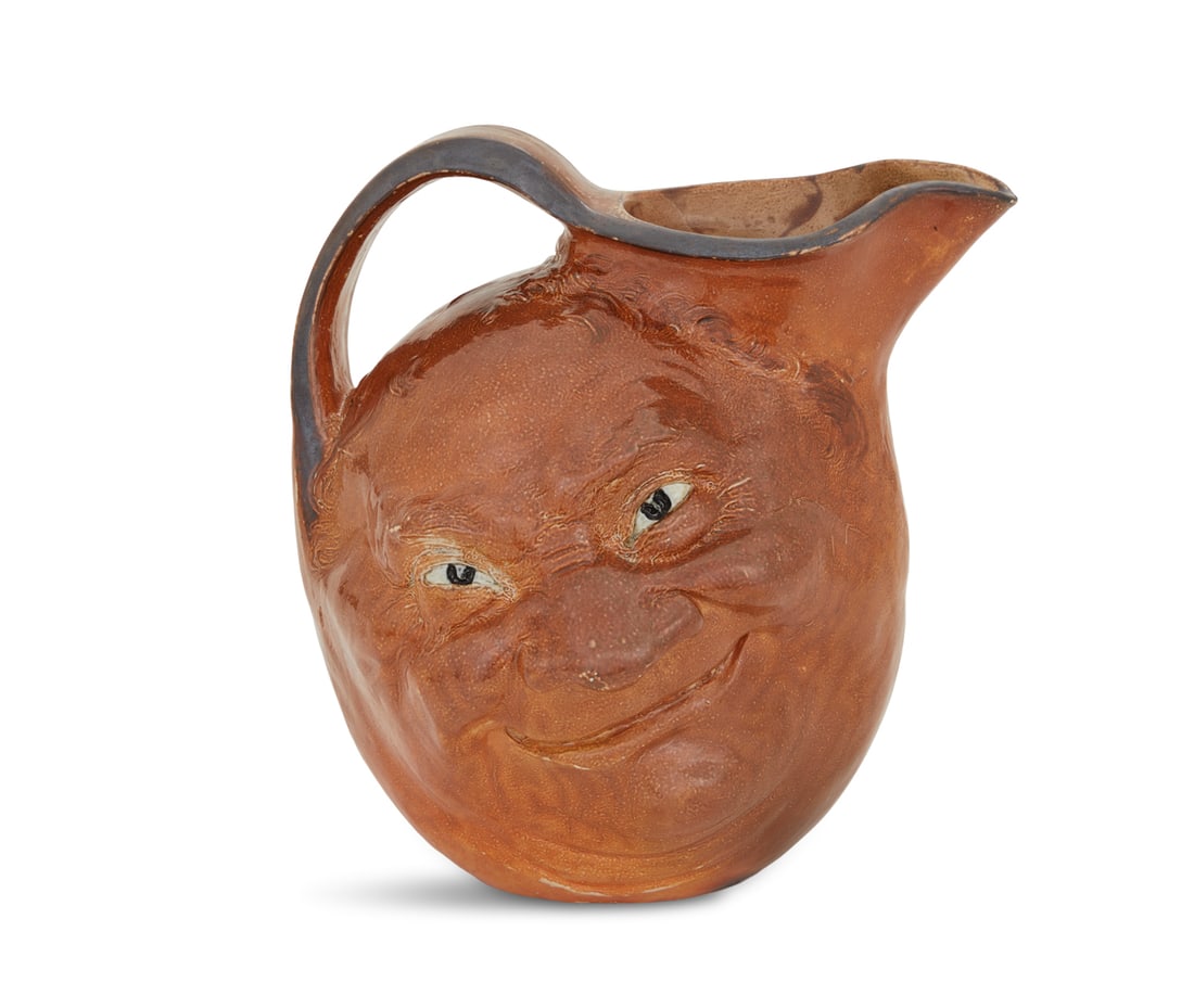 Martin Brothers Stoneware Two-Sided Face Jug (1 of 3)