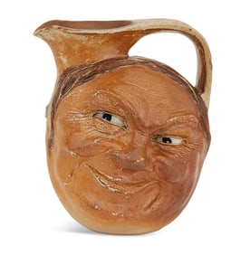 Martin Brothers Stoneware Two-Sided Face Jug