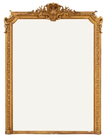 French Belle Epoque Giltwood Overmantle Mirror
