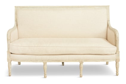 Restauration Polychrome Settee