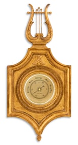 English Grow & Cuttle Giltwood Barometer