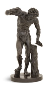 Italian Bronze "Dancing Fawn with Cymbals"