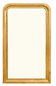 Large Louis-Philippe Giltwood Mirror