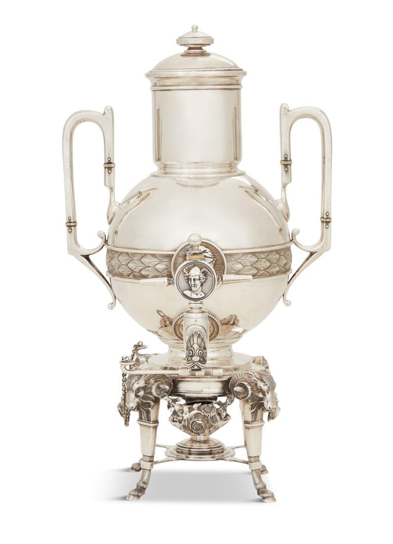 American Medallion Sterling Silver Hot Water Urn (1 of 8)