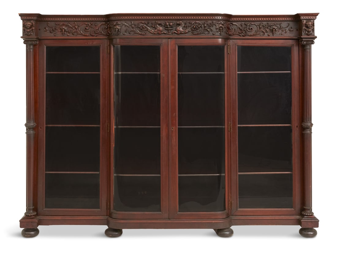American Neo-Renaissance Mahogany Bookcase (1 of 5)