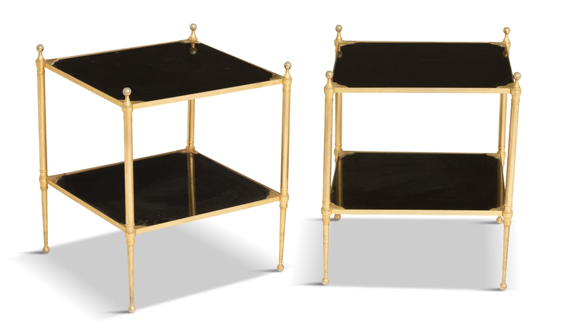 Pair of French Art Moderne End Tables (1 of 2)