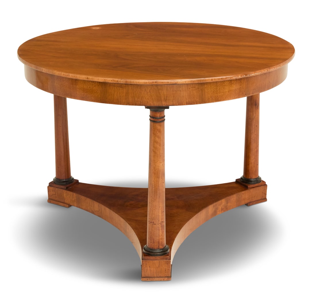 Empire-Style Mahogany Center Table (1 of 2)