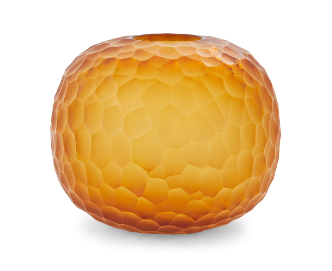 Micheluzzi Murano Glass "Riccio" Honey Vase (1 of 3)