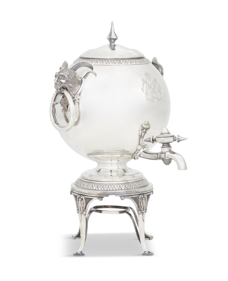 Good Gorham Silverplate Neo-Grec Hot Water Urn (1 of 7)