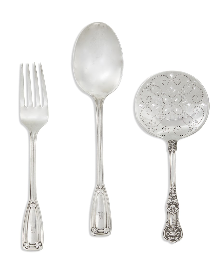 Three Tiffany & Co. Silver Serving Pieces (1 of 4)