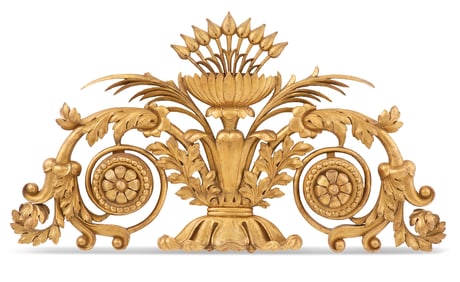Continental Carved Giltwood Supraporte