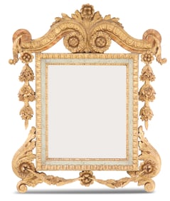 Roman Giltwood Neoclassical Mirror