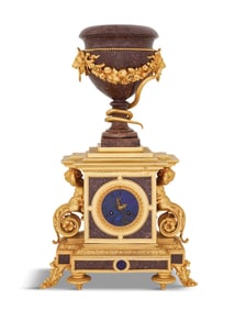 Exceptional French Napoleon III Mantel Clock