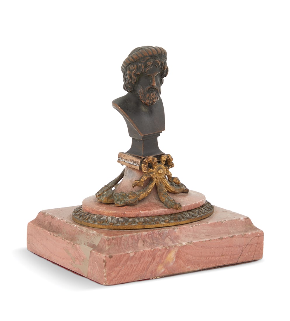 Grand Tour Bronze and Marble Wax Seal (1 of 3)