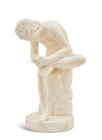 Italian Grand Tour Marble "Spinario" Sculpture