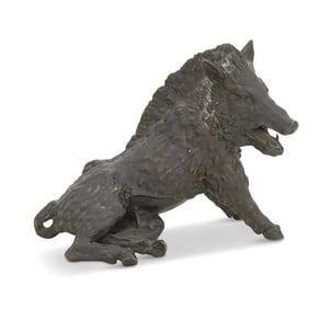 Italian Grand Tour Bronze of a Wild Boar