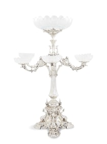 Victorian Silverplate Centerpiece