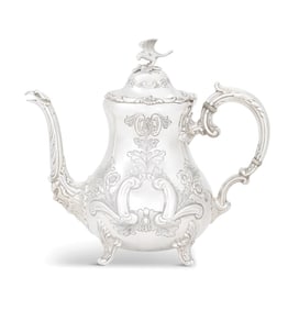 Elizabeth II Sterling Silver Teapot