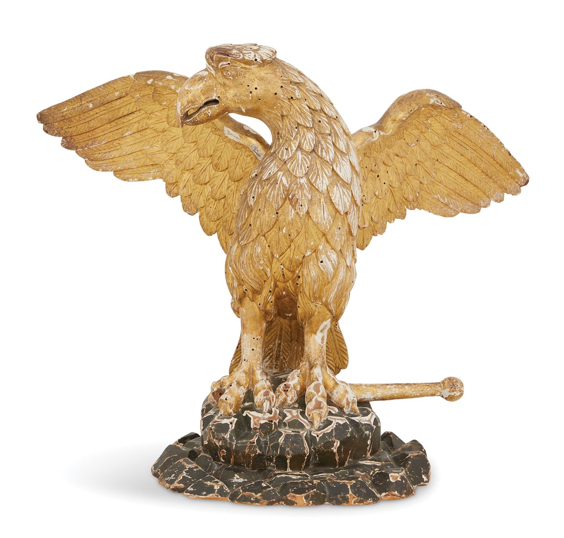 Rare Carved Giltwood Eagle (1 of 4)