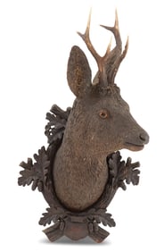 Swiss Black Forest Stag's Head