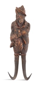 Swiss Black Forest Walnut Whip Hook