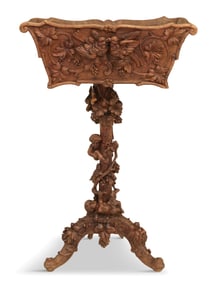Black Forest Carved Lindenwood Jardiniere