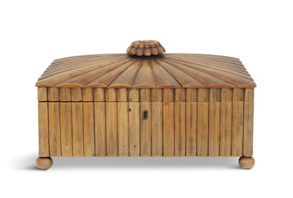 Anglo-Indian Vizagapatam Bone-Veneered Work Box