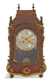 French Bronze-Mounted Boulle Work Mantel Clock