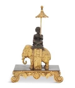 French Bronze Dore et Patine Figure