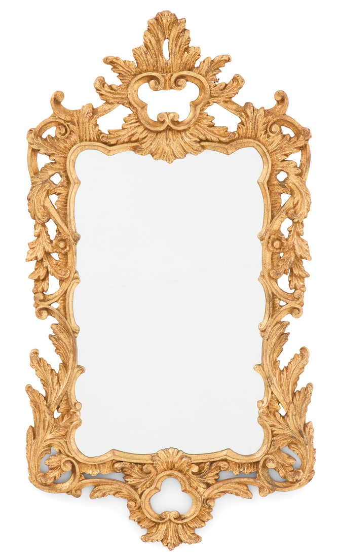 Giltwood Mirror in the Italian Rococo Taste (1 of 2)