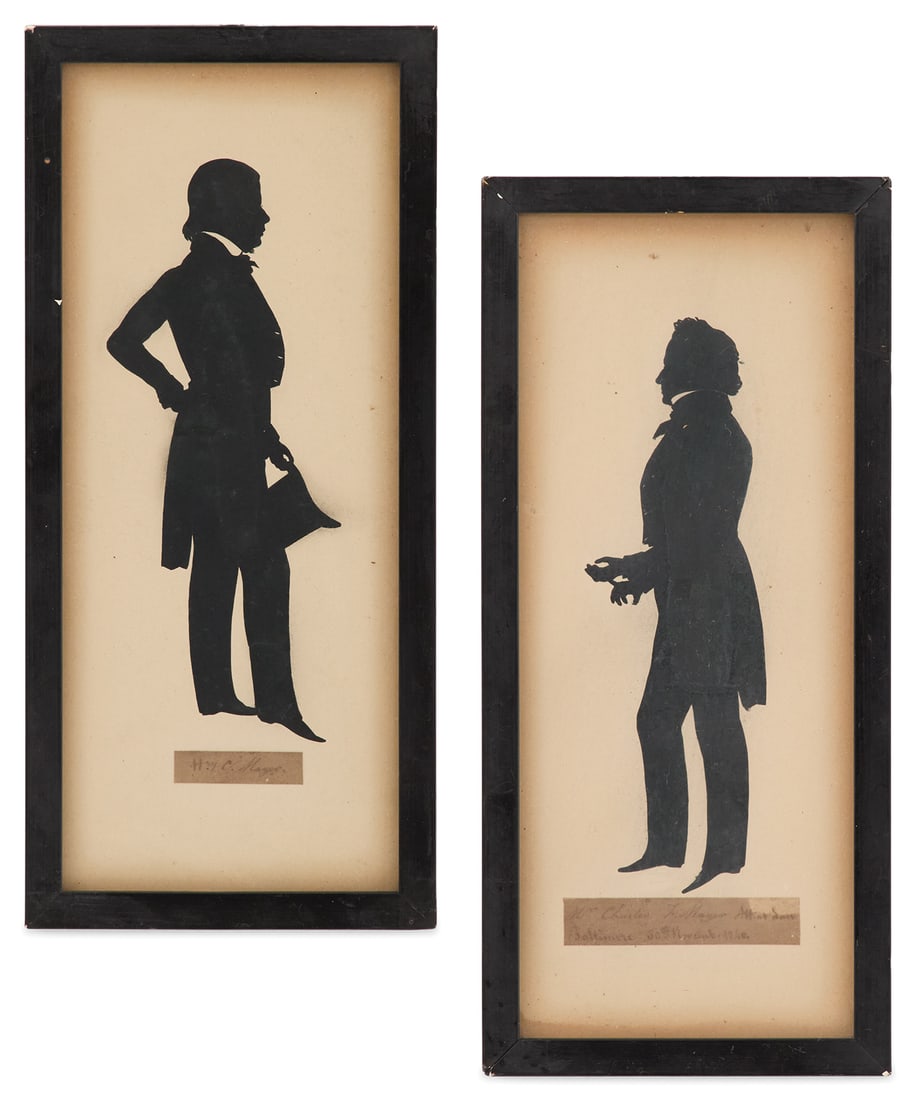 Pair of Cut-Out Silhouettes (1 of 7)