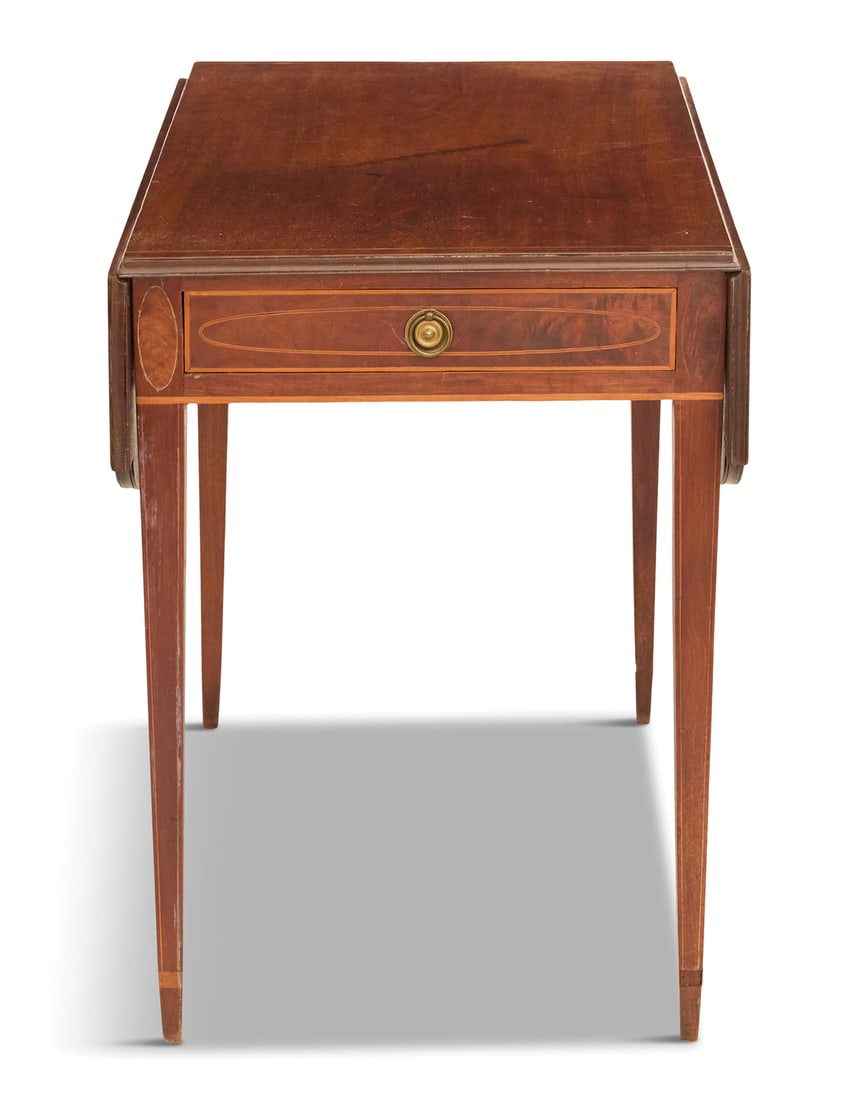 American Federal Mahogany Inlaid Pembroke Table (1 of 4)