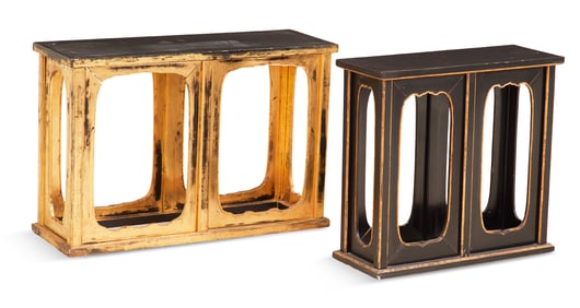 Two Narrow Side Tables/Stands