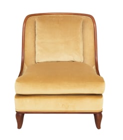 Custom-Upholstered Baker Chair