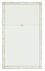 La Barge Silver Giltwood Tabernacle Mirror