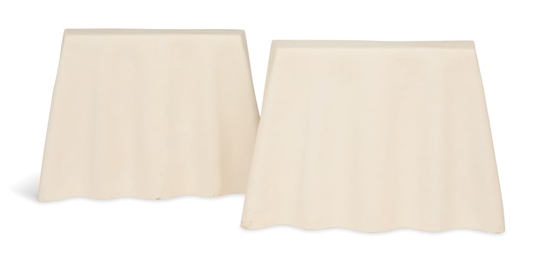 Pair of Contemporary Acrylic Molded Consoles (1 of 4)