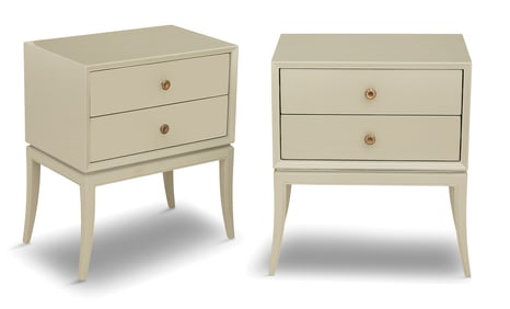 Pair of Lacquered Bedside Commodes