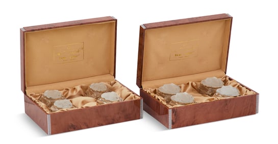 Two Boxed Sets of Hans Turnwald Napkin Rings