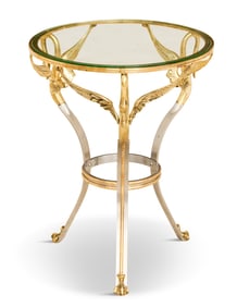 Brass and Steel Gueridon