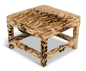 Large Upholstered Footstool