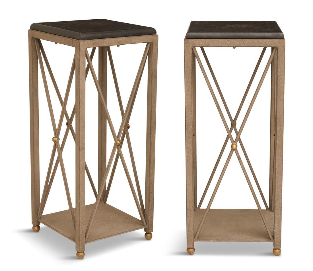 Pair of Metal Plant Stands (1 of 2)