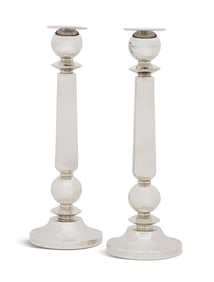 Pair of Sterling Silver Candlesticks