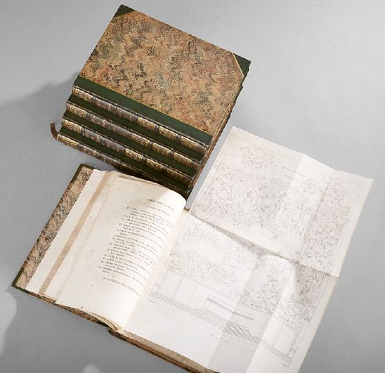 Charles-Paul Landon (1760-1826): Charles-Paul Landon (1760-1826), Vies et Oeuvres des Peintres les Plus Celebres Paris: the author, later Treuttel & Wurz, 1803-1827, printed by Chaignieau aine, quarto, eight volumes (comprising 16 of