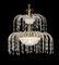 1695: Rare Pair of Art Deco Fountain-Form Chandeliers