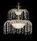 1695: Rare Pair of Art Deco Fountain-Form Chandeliers - 2